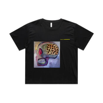 IAM LEOPARD HEAD FAST STYLE - AS Colour Womens Martina Crop Tee Thumbnail