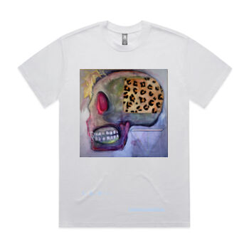 IAM LEOPARD HEAD BLUE EWART - AS Colour Mens Heavy Tee Thumbnail